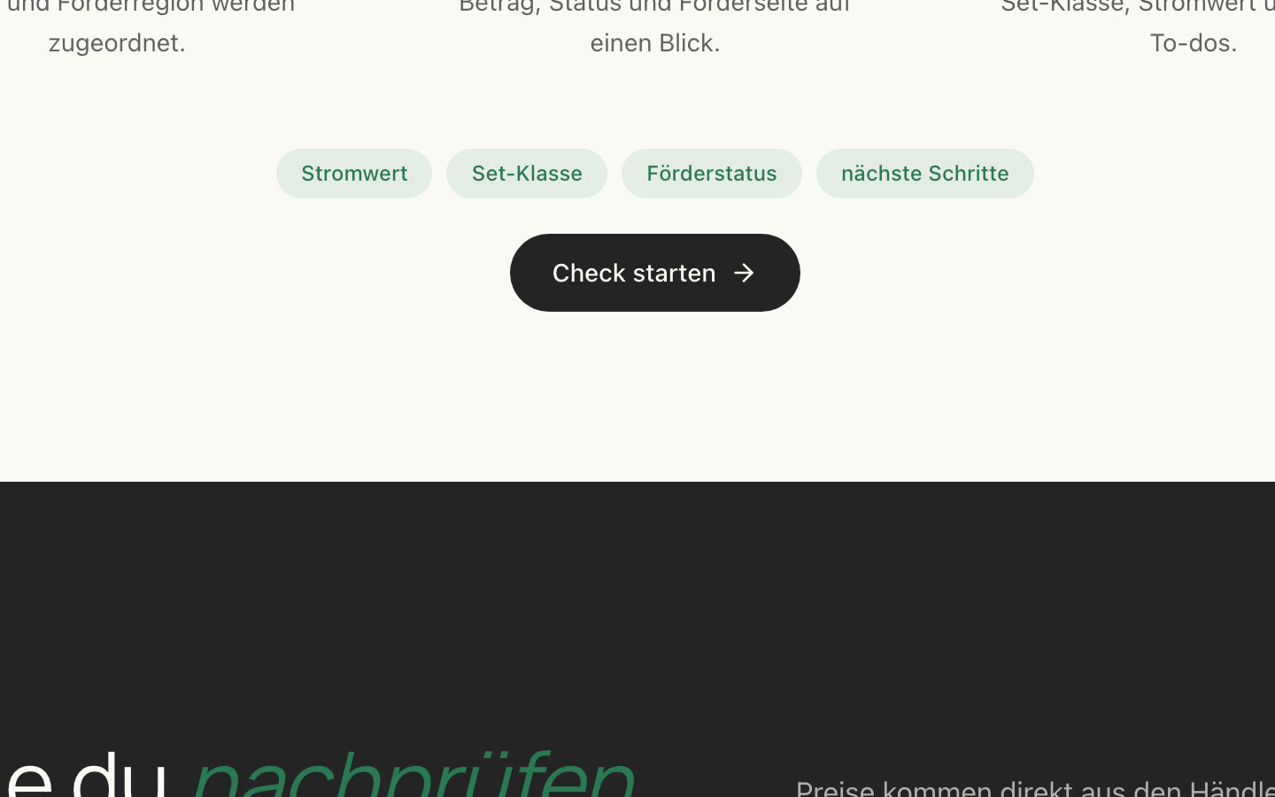 Geführter Balkonstrom-Check für Standort, Montagefläche und Budget